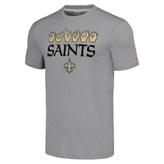 Homage Unisex The NFL ASL Collection by Love Sign American Sign Language T-Shirt - New Orleans Saints