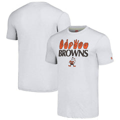 Homage Unisex The NFL ASL Collection by Love Sign American Sign Language T-Shirt - Cleveland Browns
