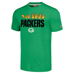 Homage Unisex The NFL ASL Collection by Love Sign American Sign Language T-Shirt - Green Bay Packers