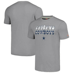 Homage Unisex The NFL ASL Collection by Love Sign American Sign Language T-Shirt - Dallas Cowboys