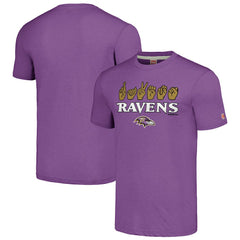 Homage Unisex The NFL ASL Collection by Love Sign American Sign Language T-Shirt - Baltimore Ravens