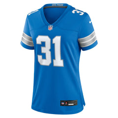 Kerby Joseph  Women's Team Game Jersey - Detroit Lions
