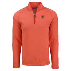 MLB Baltimore Orioles Cutter & Buck Peshastin Eco Fleece Recycled Raglan Quarter-Zip Top