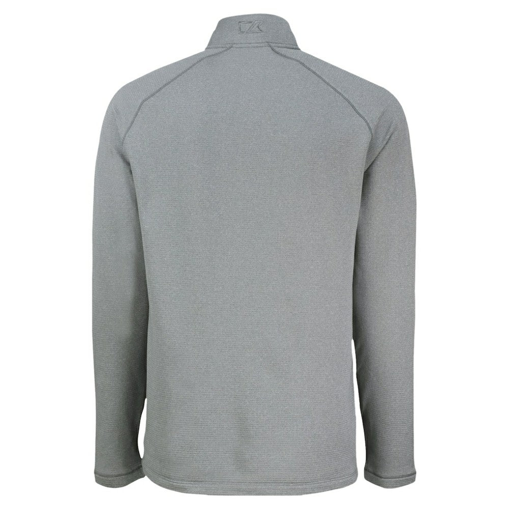 MLB Boston Red Sox Cutter & Buck Peshastin Eco Fleece Recycled Raglan Quarter-Zip Top