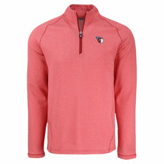 MLB Cleveland Guardians Cutter & Buck Peshastin Eco Fleece Recycled Raglan Quarter-Zip Top