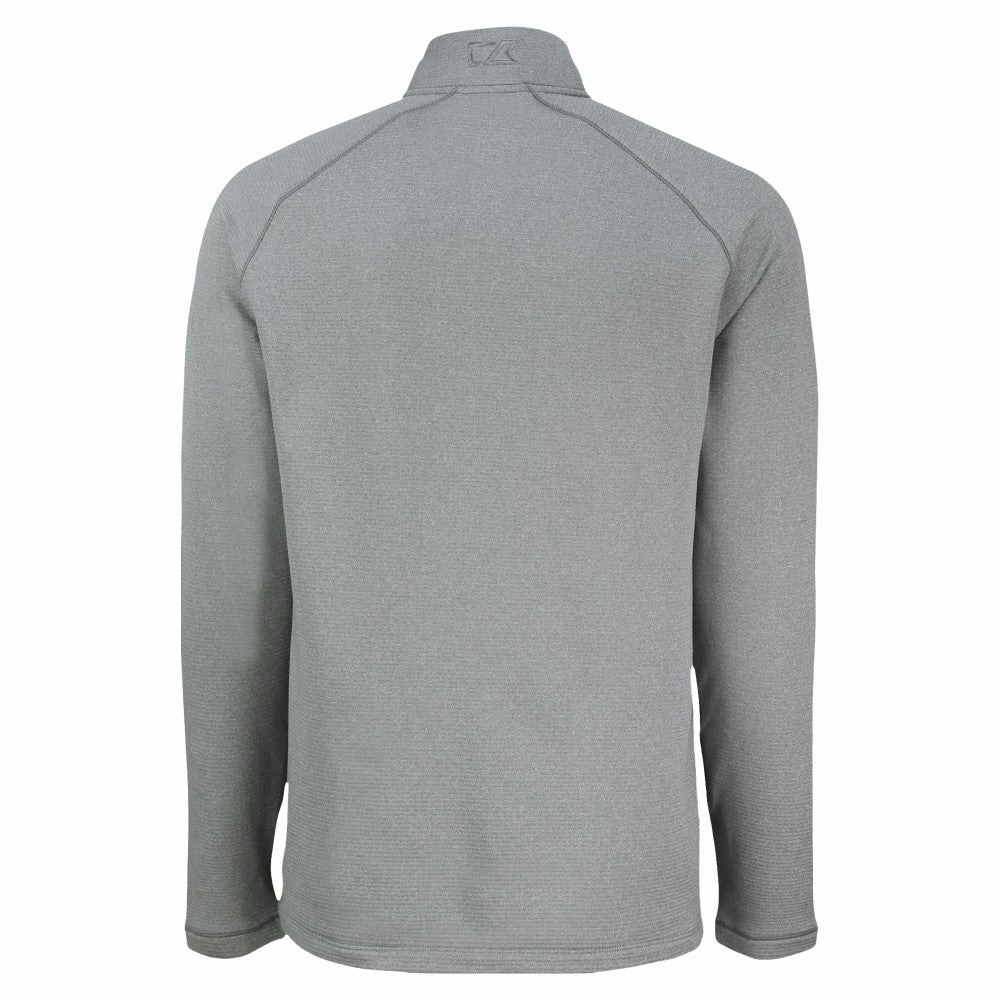MLB Cleveland Guardians Cutter & Buck Peshastin Eco Fleece Recycled Raglan Quarter-Zip Top