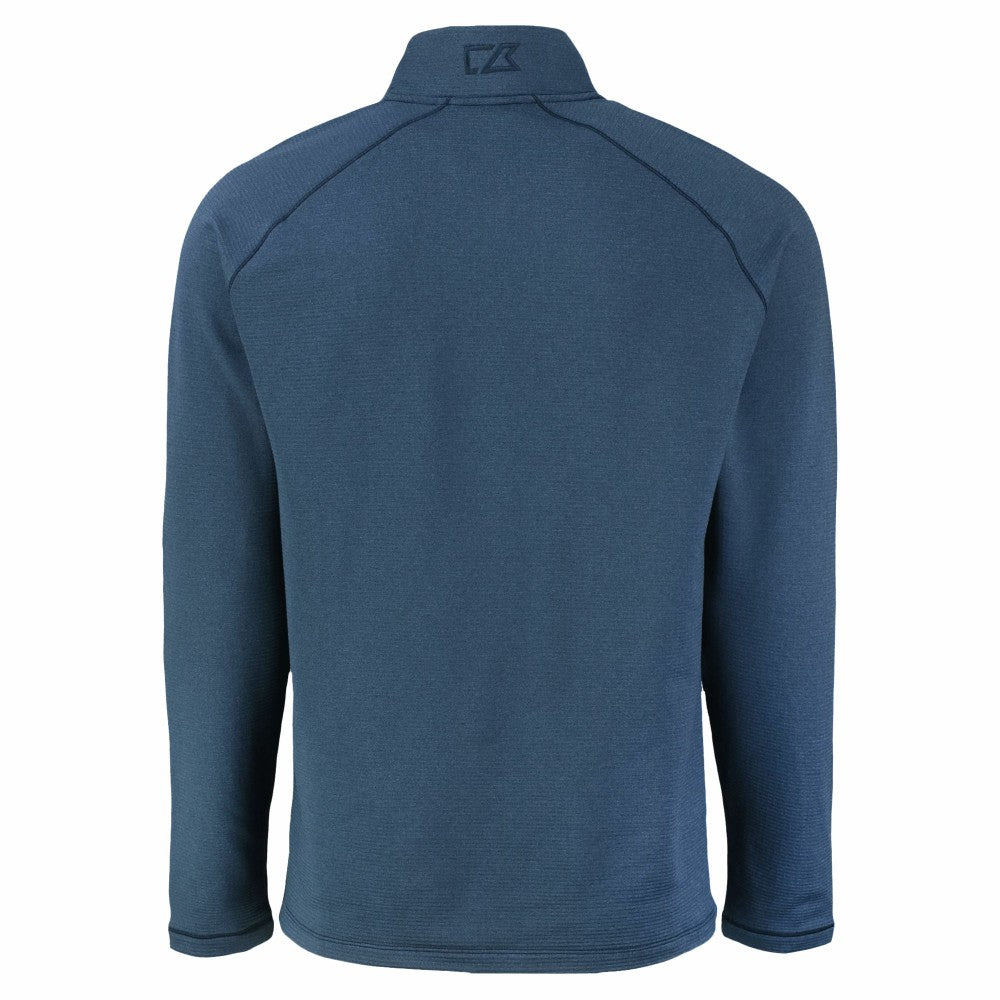MLB Cleveland Guardians Cutter & Buck Peshastin Eco Fleece Recycled Raglan Quarter-Zip Top