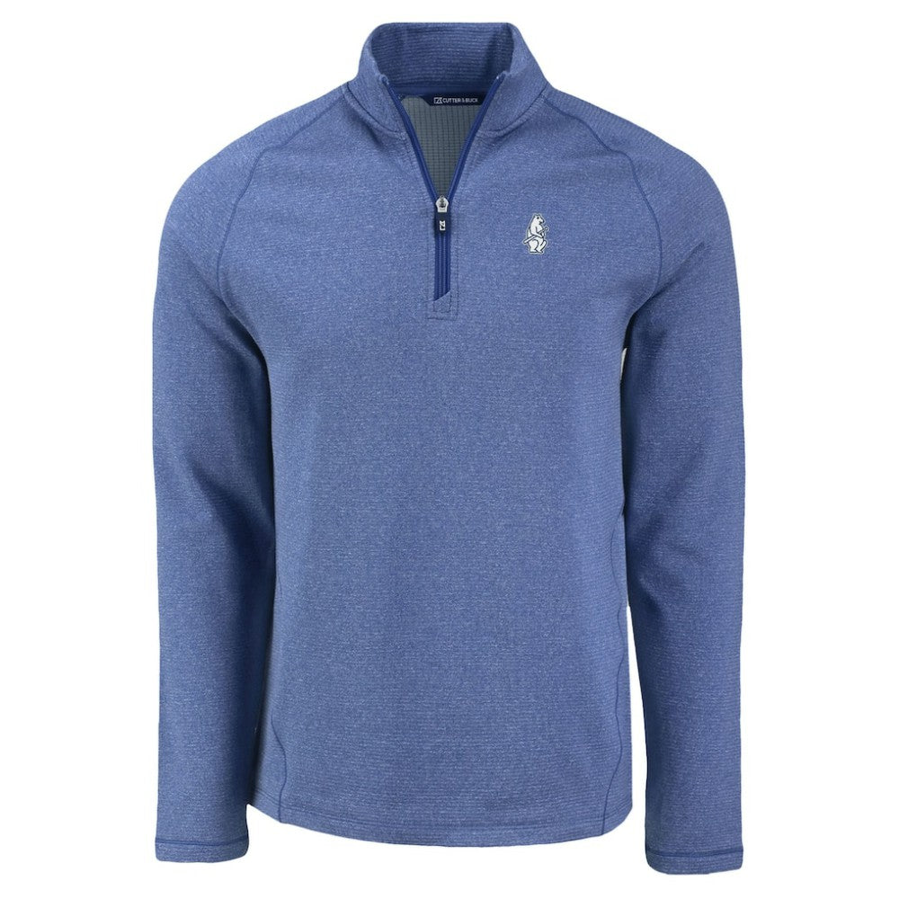 MLB Chicago Cubs Cutter & Buck Peshastin Eco Fleece Recycled Raglan Quarter-Zip Top