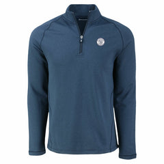 MLB Milwaukee Brewers Cutter & Buck Peshastin Eco Fleece Recycled Raglan Quarter-Zip Top