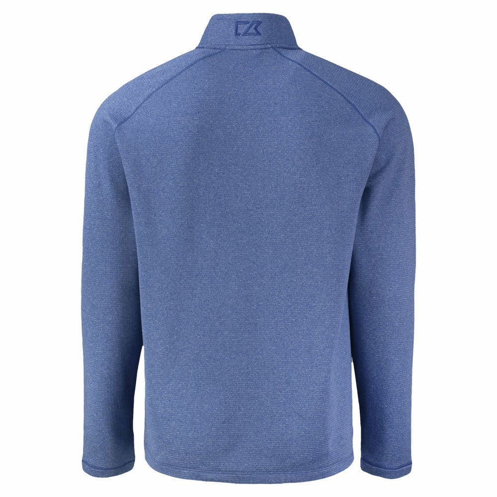 MLB New York Mets Cutter & Buck Peshastin Eco Fleece Recycled Raglan Quarter-Zip Top