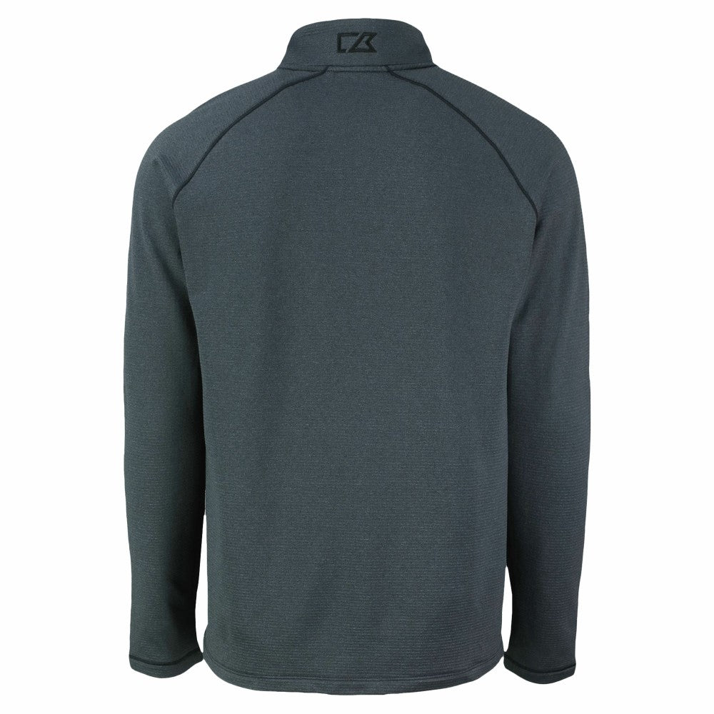 MLB New York Mets Cutter & Buck Peshastin Eco Fleece Recycled Raglan Quarter-Zip Top
