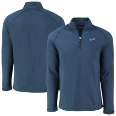 MLB San Diego Padres Cutter & Buck Peshastin Eco Fleece Recycled Raglan Quarter-Zip Top