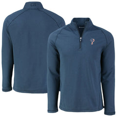 MLB Philadelphia Phillies Cutter & Buck Peshastin Eco Fleece Recycled Raglan Quarter-Zip Top
