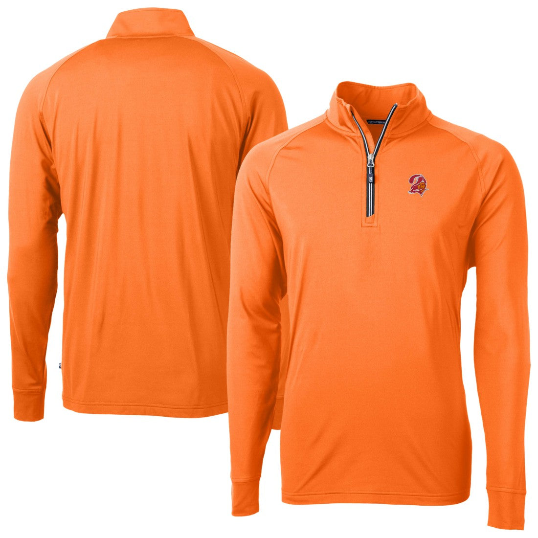 Cutter & Buck Adapt Eco DryTec Raglan Quarter-Zip Jacket - Tampa Bay Buccaneers