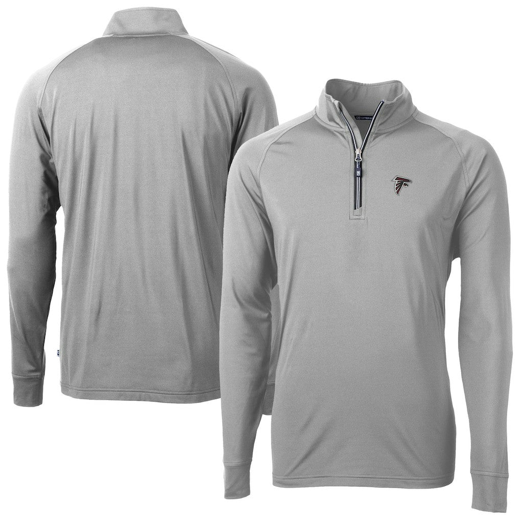 Cutter & Buck Adapt Eco DryTec Raglan Quarter-Zip Jacket - Atlanta Falcons
