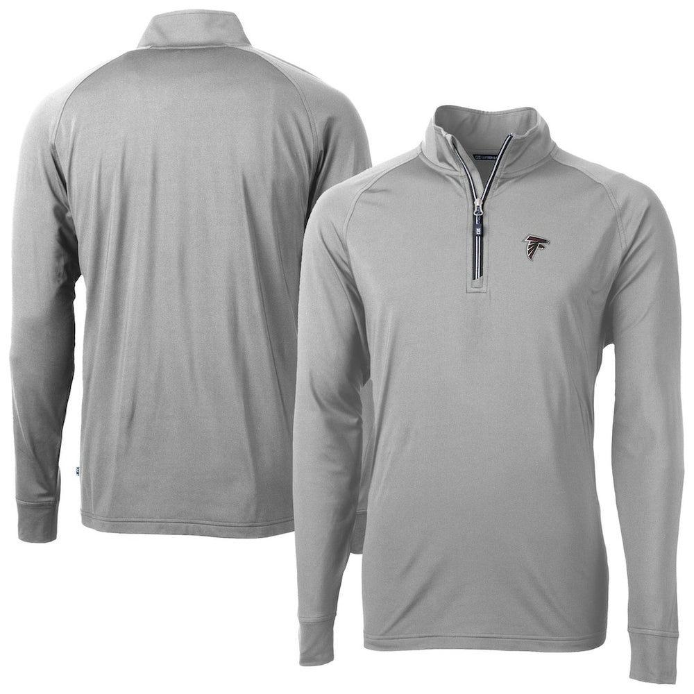 Cutter & Buck Adapt Eco DryTec Raglan Quarter-Zip Jacket - Atlanta Falcons