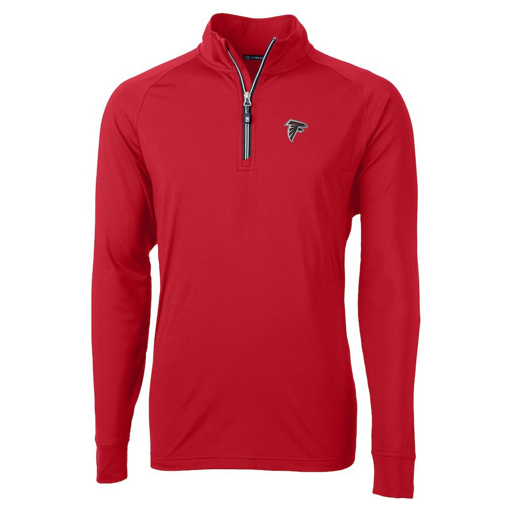 Cutter & Buck Adapt Eco DryTec Raglan Quarter-Zip Jacket - Atlanta Falcons