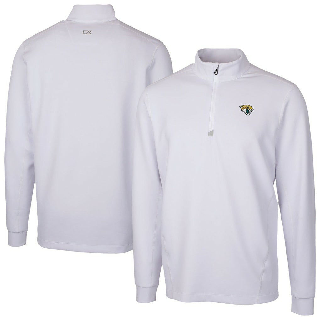 Cutter & Buck Traverse Stretch Quarter-Zip Top - Jacksonville Jaguars