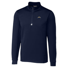 Cutter & Buck Traverse Stretch Quarter-Zip Top - Los Angeles Chargers