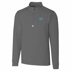 Cutter & Buck Traverse Stretch Quarter-Zip Top - Detroit Lions
