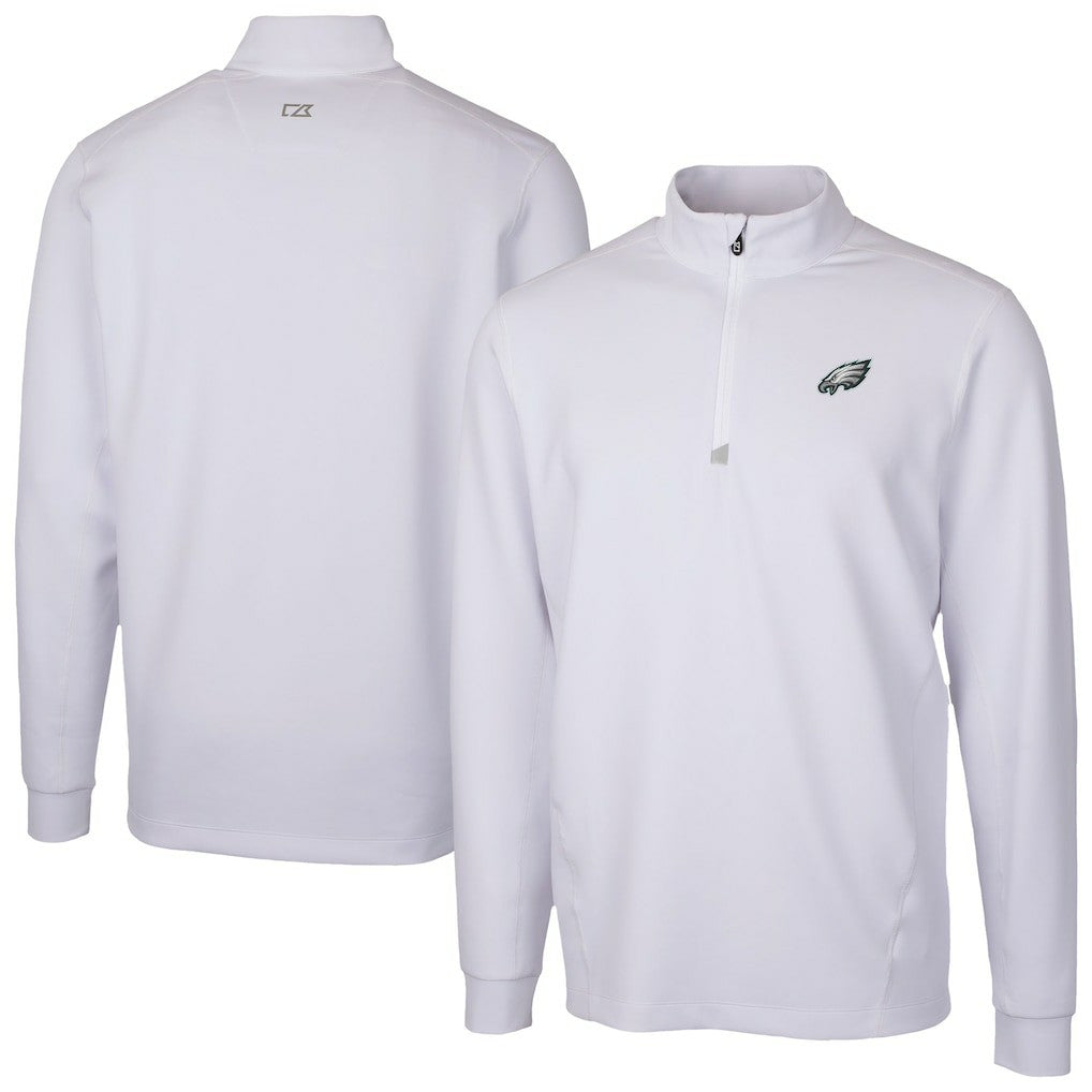 Cutter & Buck Traverse Stretch Quarter-Zip Top - Philadelphia Eagles