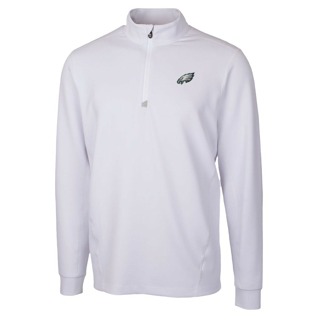 Cutter & Buck Traverse Stretch Quarter-Zip Top - Philadelphia Eagles