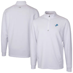 Cutter & Buck Traverse Stretch Quarter-Zip Top - Detroit Lions
