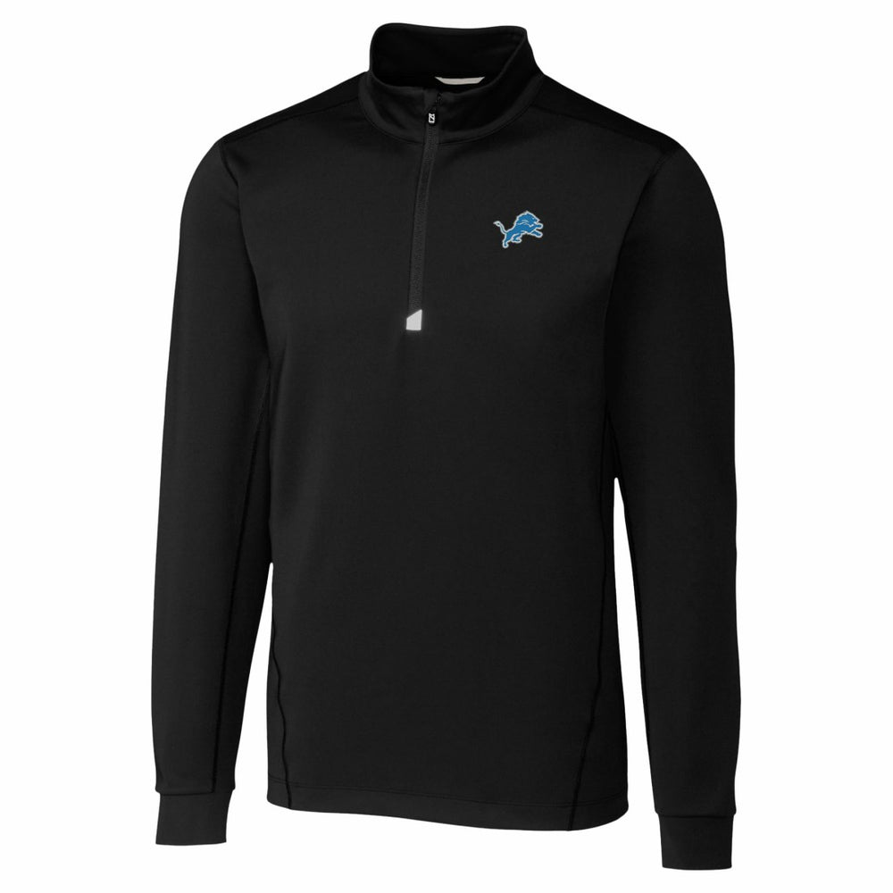 Cutter & Buck Traverse Stretch Quarter-Zip Top - Detroit Lions