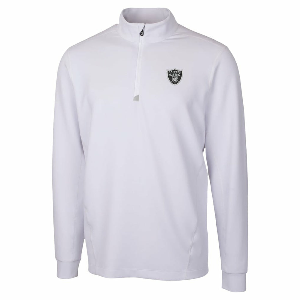 Cutter & Buck Traverse Stretch Quarter-Zip Top - Las Vegas Raiders