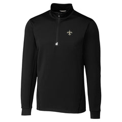 Cutter & Buck Traverse Stretch Quarter-Zip Top - New Orleans Saints