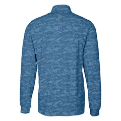 Cutter & Buck Traverse Camo Print Stretch Quarter-Zip Top - Miami Dolphins