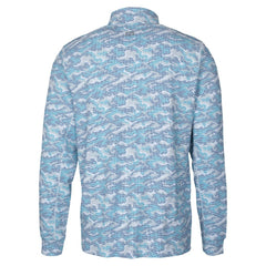 Cutter & Buck Traverse Camo Print Stretch Quarter-Zip Top - Seattle Seahawks