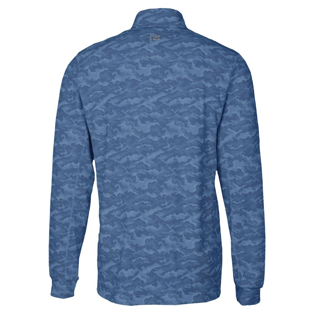 Cutter & Buck Traverse Camo Print Stretch Quarter-Zip Top - Los Angeles Chargers
