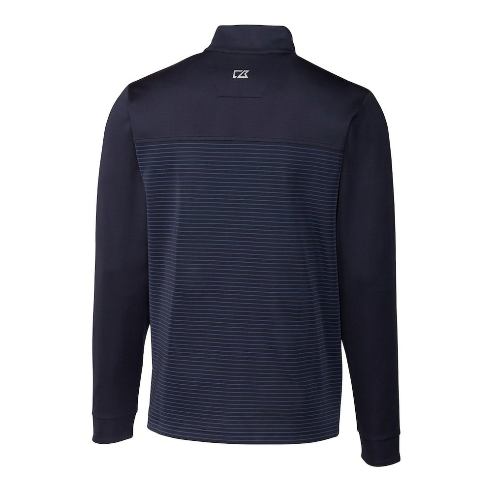 Cutter & Buck Traverse Stripe Stretch DryTec Quarter-Zip Top - New York Giants