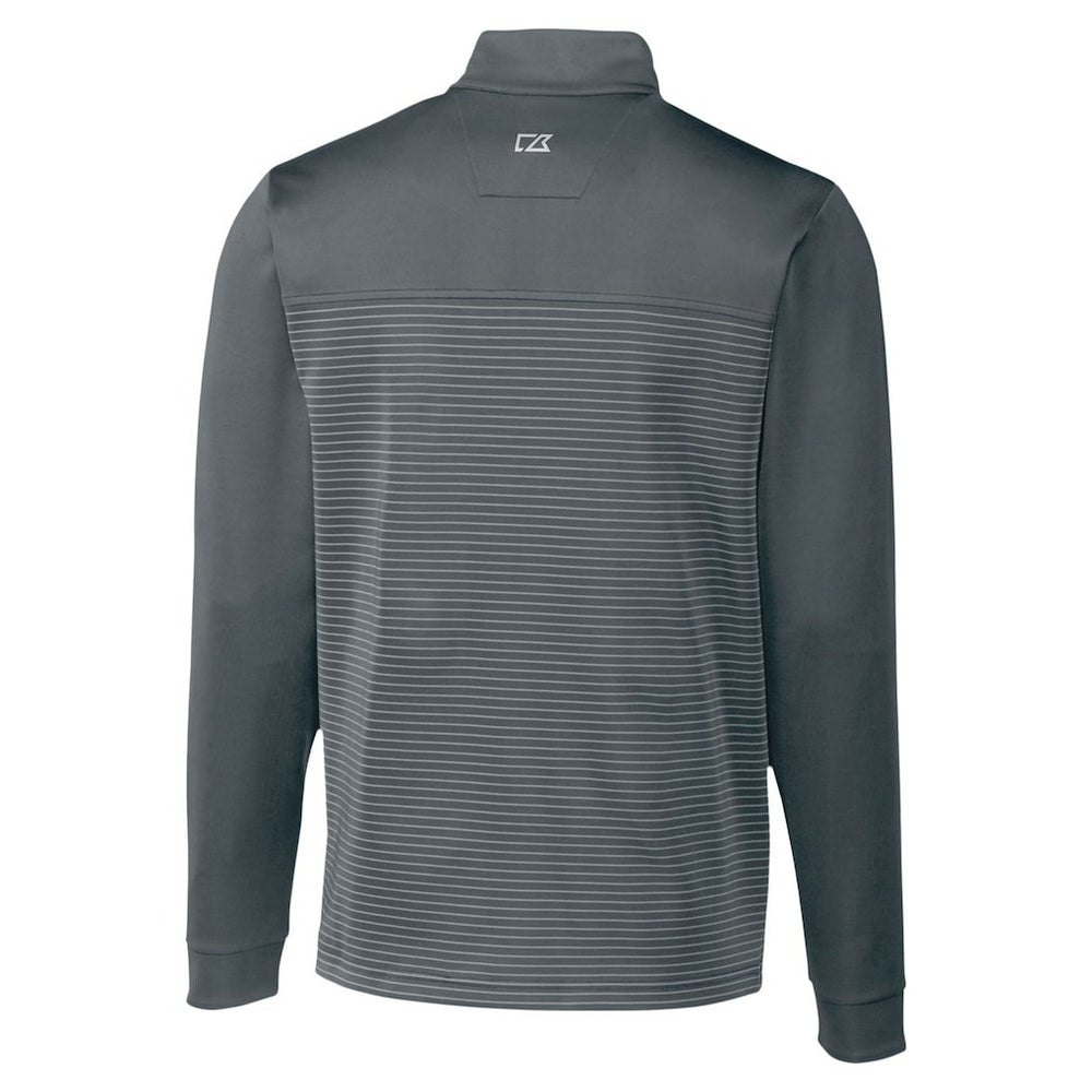Cutter & Buck Traverse Stripe Stretch DryTec Quarter-Zip Top - Minnesota Vikings