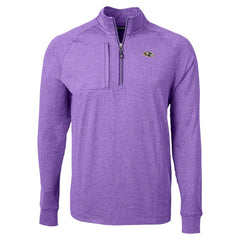 Cutter & Buck Adapt Eco Raglan Quarter-Zip Jacket - Baltimore Ravens