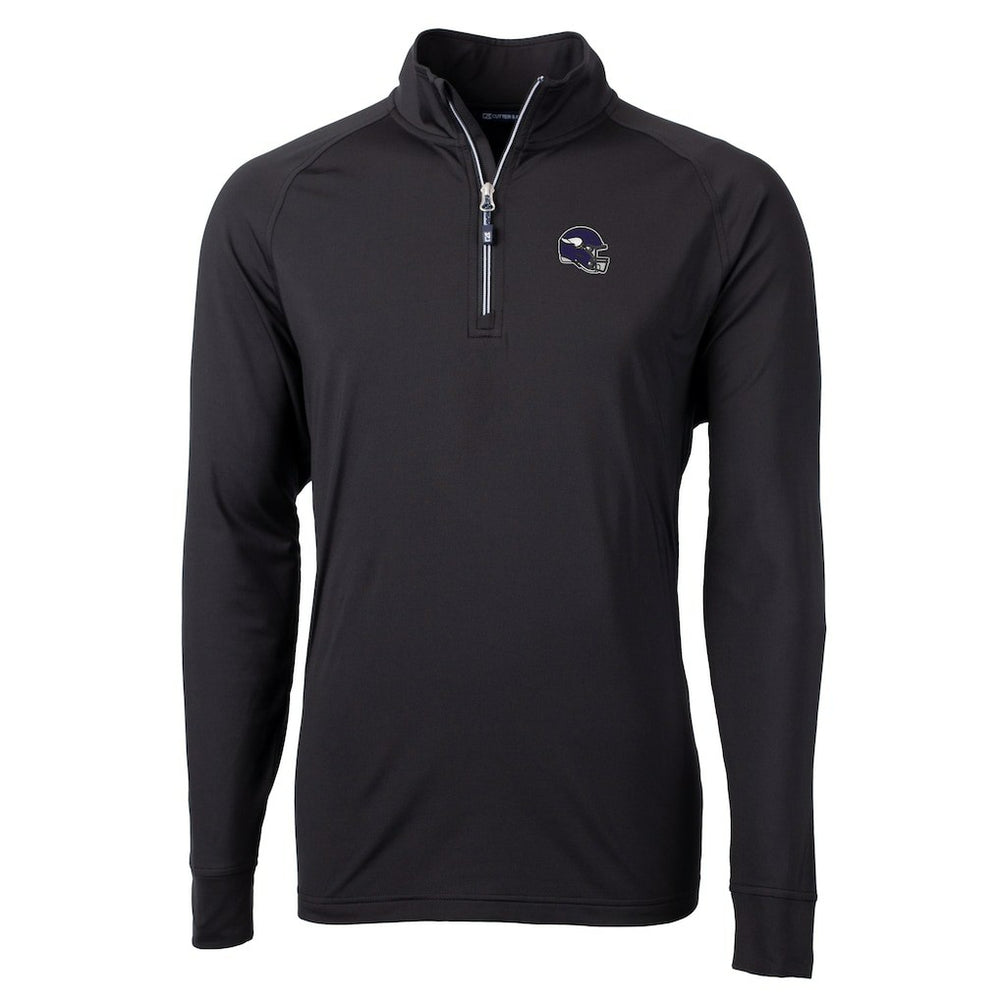 Cutter & Buck Big & Tall Adapt Eco DryTec Raglan Quarter-Zip Jacket - Minnesota Vikings