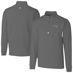 Cutter & Buck Big & Tall Traverse Eco Tri-Blend DryTec Quarter-Zip Jacket - Baltimore Ravens