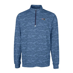 Cutter & Buck Big & Tall Traverse Eco Camo Tri-Blend DryTec Quarter-Zip Jacket - New England Patriots