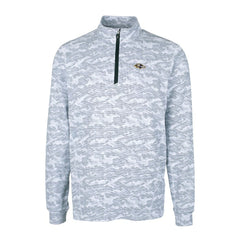 Cutter & Buck Big & Tall Traverse Eco Camo Tri-Blend DryTec Quarter-Zip Jacket - Baltimore Ravens