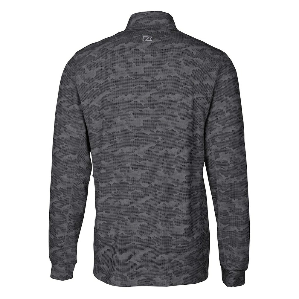 Cutter & Buck Big & Tall Traverse Eco Camo Tri-Blend DryTec Quarter-Zip Jacket - Indianapolis Colts