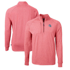 Cutter & Buck Big & Tall Adapt Eco Raglan Quarter-Zip Jacket - Buffalo Bills