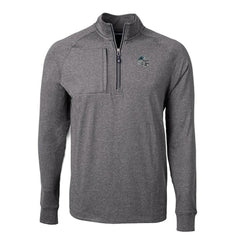 Cutter & Buck Big & Tall Adapt Eco Raglan Quarter-Zip Jacket - Carolina Panthers