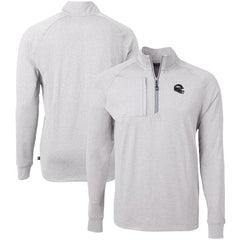 Cutter & Buck Big & Tall Adapt Eco Raglan Quarter-Zip Jacket - Denver Broncos