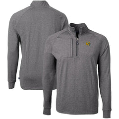 Cutter & Buck Big & Tall Adapt Eco Raglan Quarter-Zip Jacket - Green Bay Packers