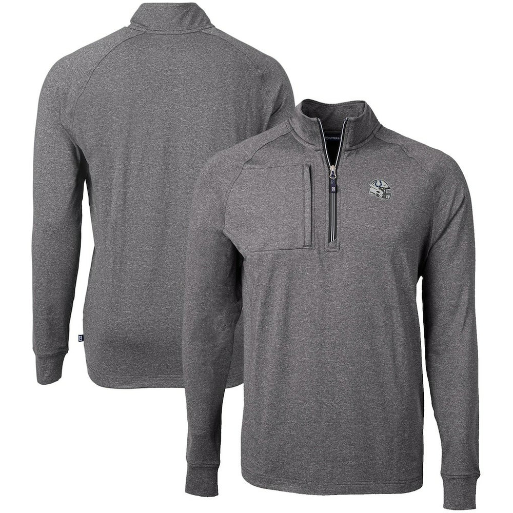 Cutter & Buck Big & Tall Adapt Eco Raglan Quarter-Zip Jacket - Indianapolis Colts
