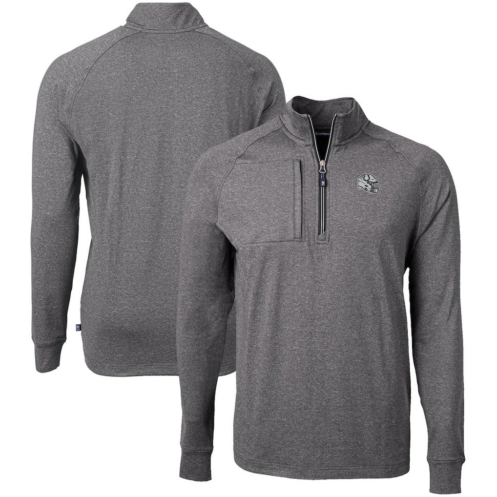 Cutter & Buck Big & Tall Adapt Eco Raglan Quarter-Zip Jacket - Indianapolis Colts