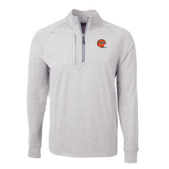 Cutter & Buck Big & Tall Adapt Eco Raglan Quarter-Zip Jacket - Cincinnati Bengals