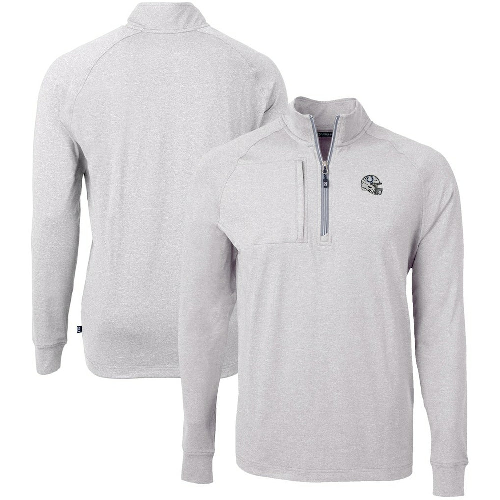 Cutter & Buck Big & Tall Adapt Eco Raglan Quarter-Zip Jacket - Indianapolis Colts