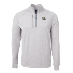 Cutter & Buck Big & Tall Adapt Eco Raglan Quarter-Zip Jacket - Los Angeles Chargers